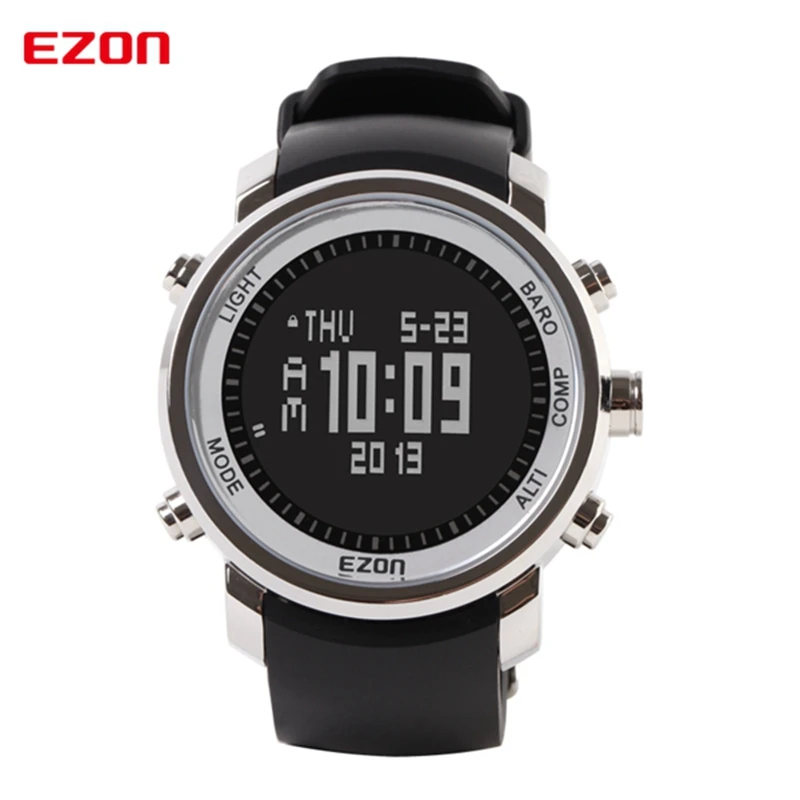 EZON H506 мужские часы с компасом барометром высотомером многофункциональные для