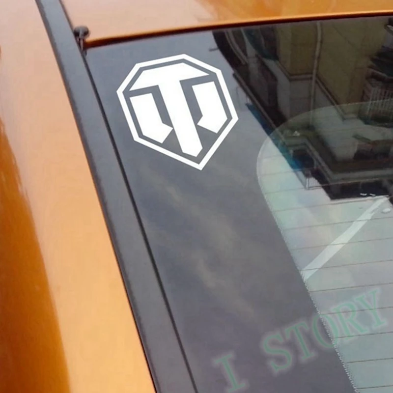 2 Pezzi/Set World Of Tanks Adesivi Per Auto, World Of Tanks Logo Del Vinile Della Decalcomania