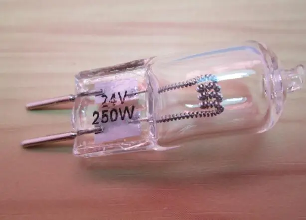 

5pcs G6.35 24v Medical instruments bulb Projector bulb working bulbs high power halogen bulb gy6.35 24v 70w 100W 150W 250w