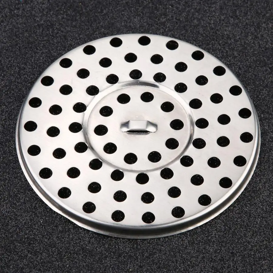 

8.5cm In Diameter Stainless Steel Round Shower Floor Drain Balcony Floor Drainage Gully