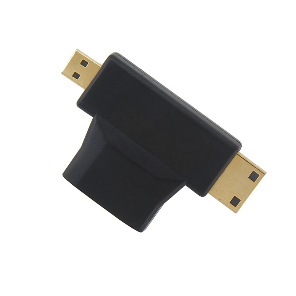 Адаптер 2 в 1 Mini HDMI/Micro HDMI Male to Female поддерживает 3D 4K 60Hz 1080P для камеры GoPro Hero 6 5|hdmi
