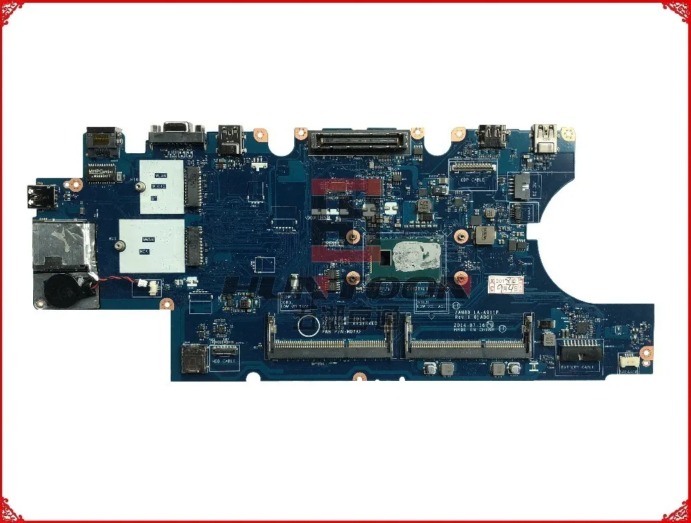Высокое качество ZAM80 LA-A911P для Dell Latitude E5550 Материнская плата ноутбука CN-0W4CTJ SR23X I5-5300U
