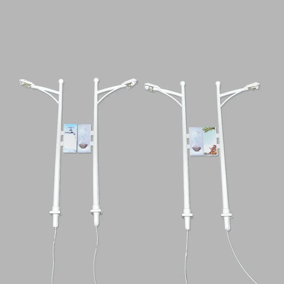 

Teraysun 100pcs lot HO Scale 1:100 Lamp Post Street LED Lights Model Railway Train Layout