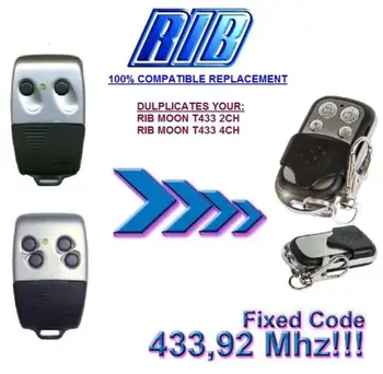 

for RIB MOON T443-2CH, RIB MOON T443-4CH Replacement remote control, 433,92Mhz fixed code