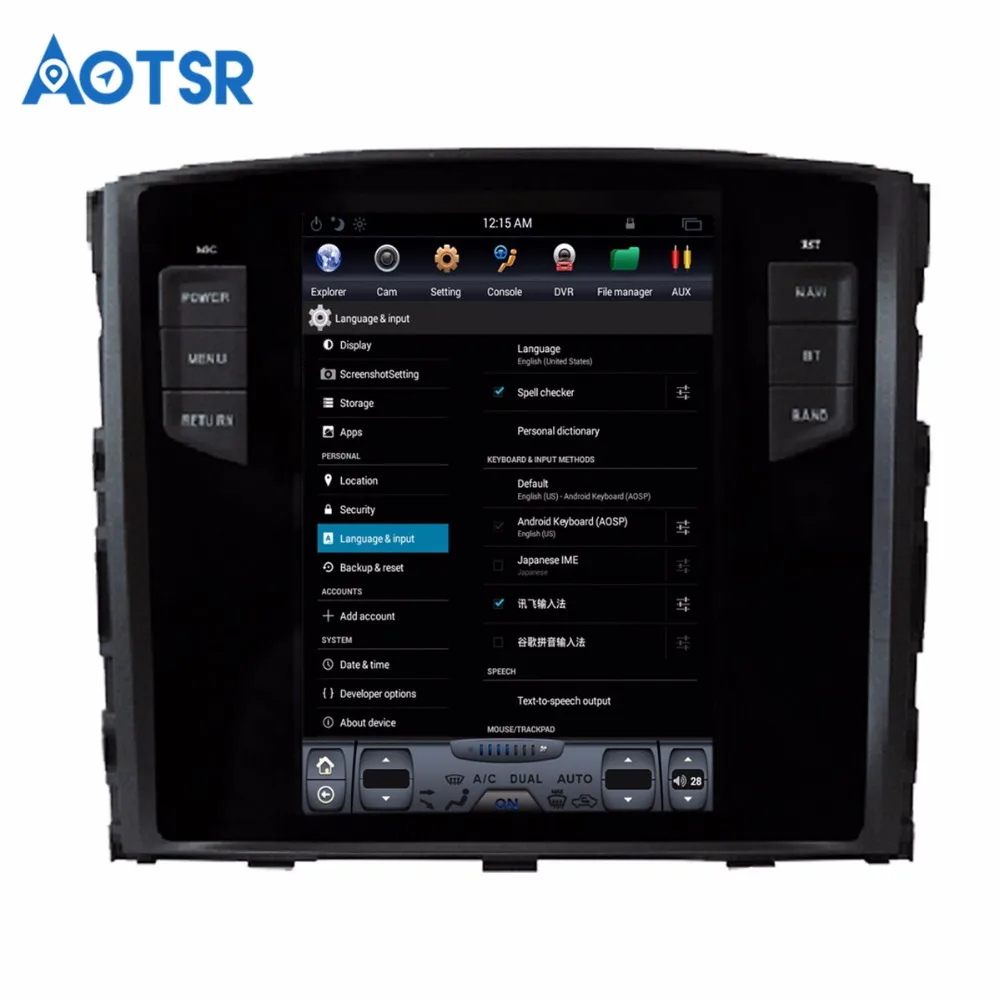 Clearance Android 7.1 Tesla style Car No DVD Player GPS Navigation For MITSUBISHI PAJERO V97 V93 Shogun Montero 2006+headunit multimedia 4