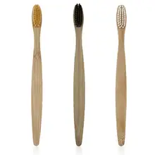 3 шт. бамбуковые удобные экологически чистые экологичные зубные щётки ручка зубная щётка древесный уголь щетины забота о здоровье полости рта