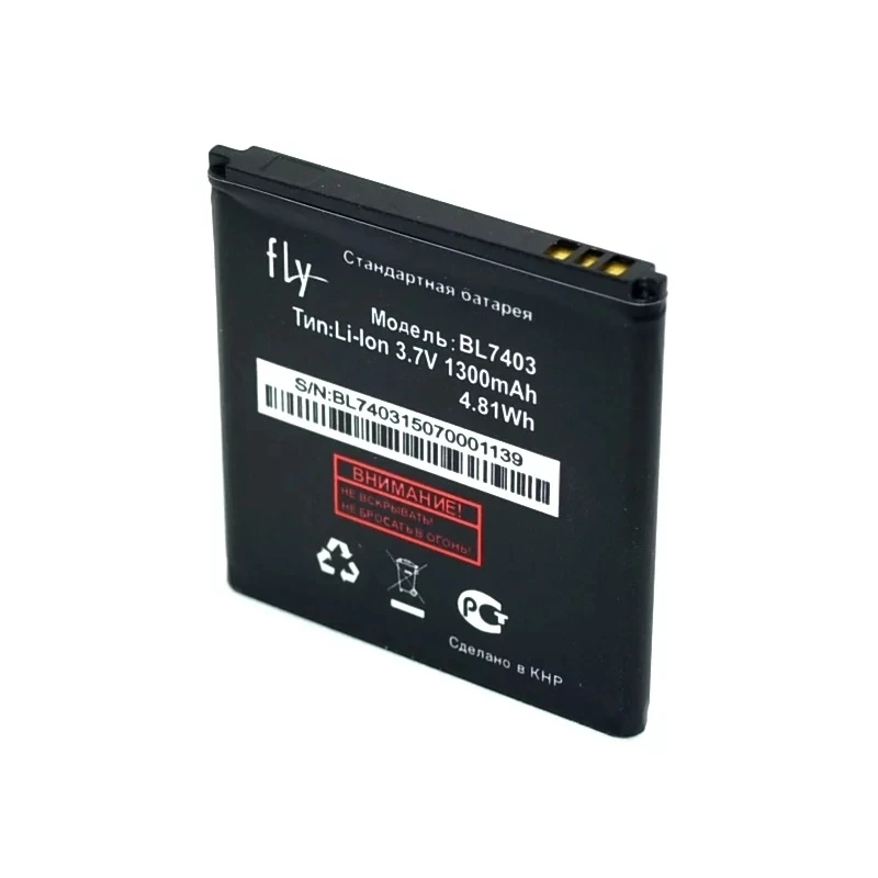 Аккумулятор MLLSE BL7403 3 7 в 1300 мАч для Fly IQ432 Era Nano1 IQ431 Glory Megafon вход 3|Аккумуляторы