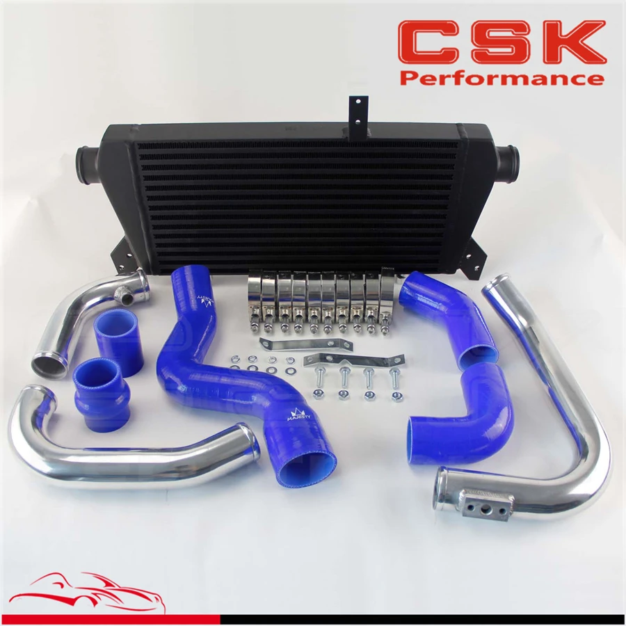 Переднее Крепление интеркулера + комплект труб подходит для Audi A4 1 8 T Turbo B6 Quattro 02 06