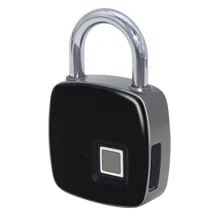 USB Rechargeable Smart Keyless Fingerprint Lock IP65 Waterproof Anti-Theft Security Padlock Door Luggage Case Lock p30