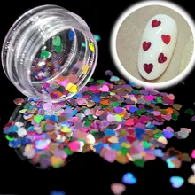 1 шт. модный DIY цветной гвоздь в форме сердца лак розовый фиолетовый УФ-лак для ногтей Клей маникюрный лак Декоративный Лак для ногтей инструмент