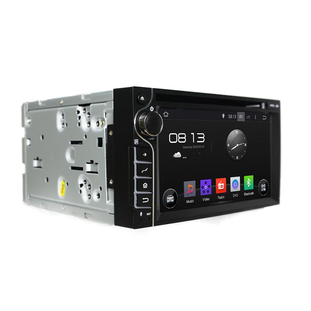 Clearance KLYDE 6.2" 2 Din Android 8.1 Multimedia Player For Universal Car Audio Mirror link Car Radio Interchangeable Car Stereo Touch 4