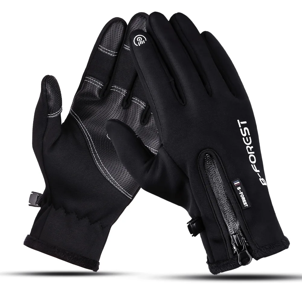 

Winter Touch Screen Cycling Gloves Warm Rainproof Full Finger Mtb Bike Gloves Windproof Thermal Bicycle Bike Gloves For Men