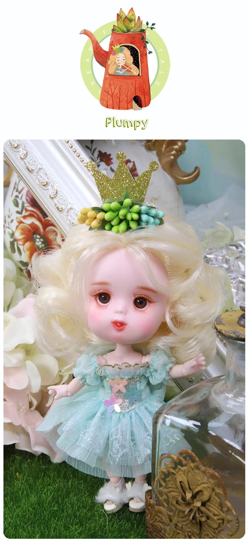 Мечта фея 1/12 BJD кукла DODO кукла 14 см мини кукла 26 шарнир тело милый детский подарок игрушка Ангел Кукла-сюрприз, ob11