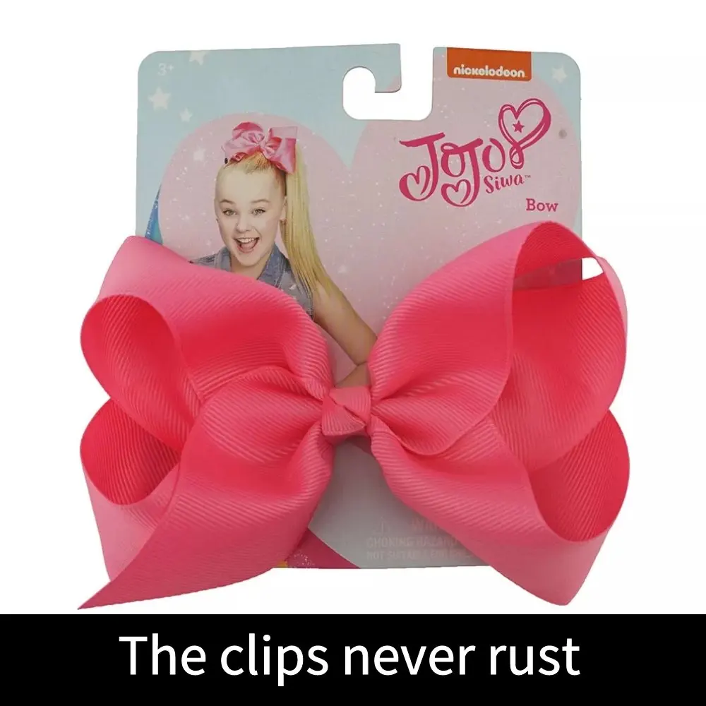 

Your Bows 5Inch Solid Hair Bows Hairpins Handmade Polyester Bows Hair Clips Headwear Children Hair Accessories Factory