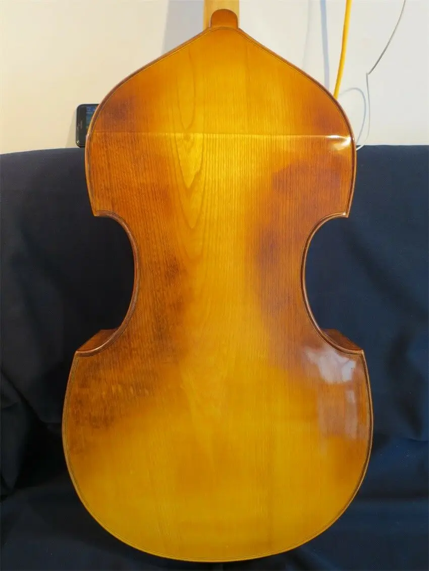 Твердая деревянная песня брена Маэстро 6 струн 2" viola da gamba коричневый цвет#12592