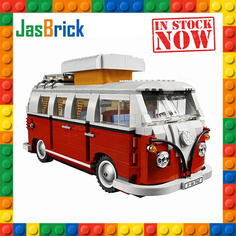 

AOSST technic Creator T1 Camper Van fit legoings technic van car Model Building block Bricks Toys gift kids boy