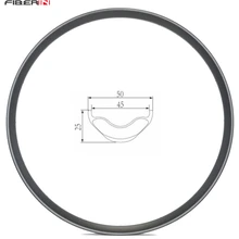 50mm Width 27.5er Plus Mtb Carbon Rim Light Weight Tubeless Ready For XC Cross Country Mountain Bike Hookless Style Rims