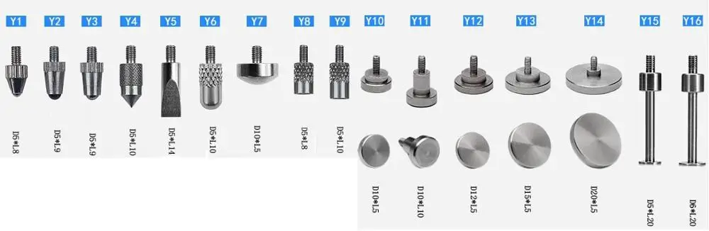Zilimontt Messuhr-Punkt-Set 6-tlg. - HSS Präzisionssonden M2,5 Gewinde