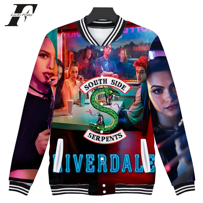 LUCKYFRIDAYF 2018 Riverdale 3D Print southside Women/Men