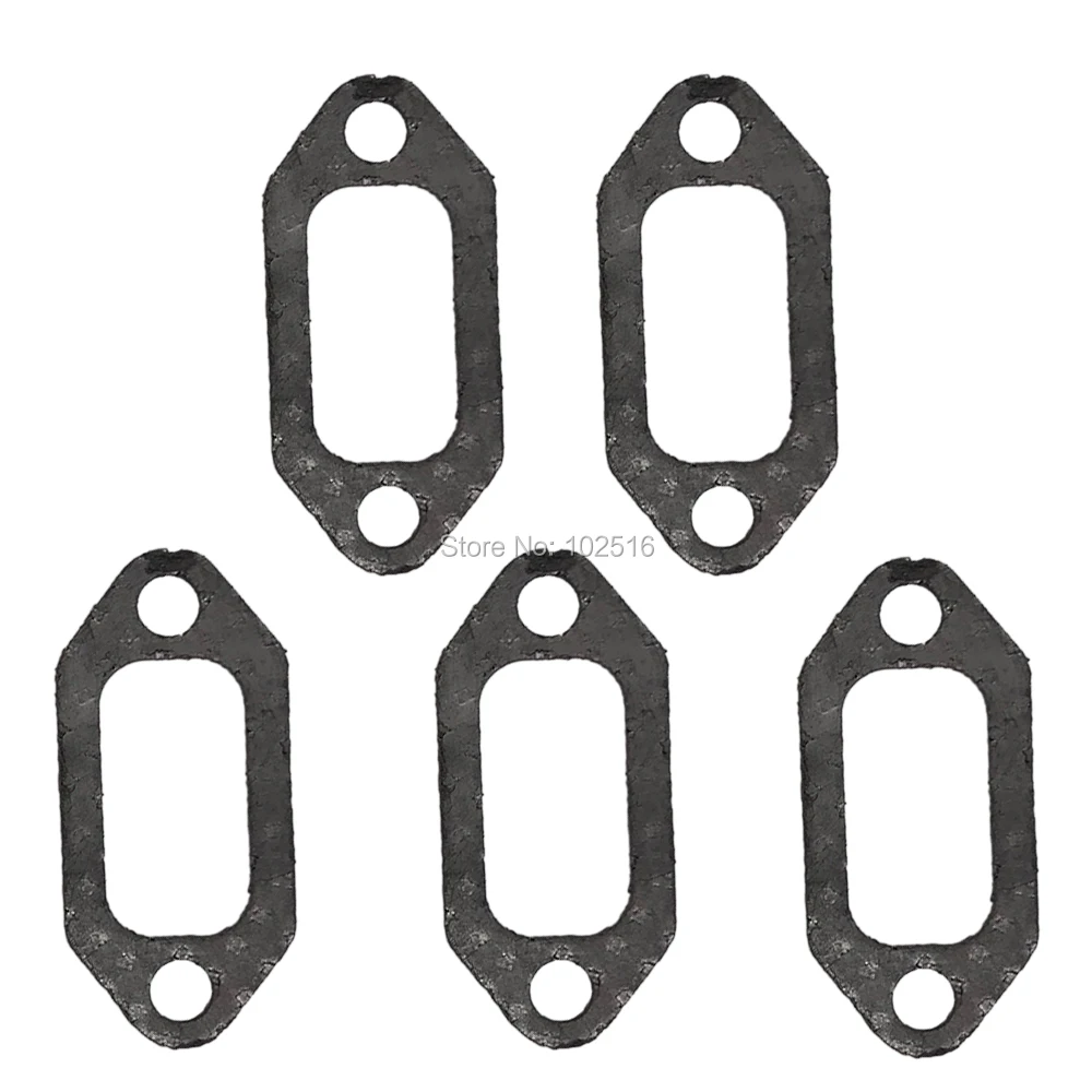 5PCS Exhaust Muffler Gasket Kit Fits H61 66 162 266 268 272 Chainsaw