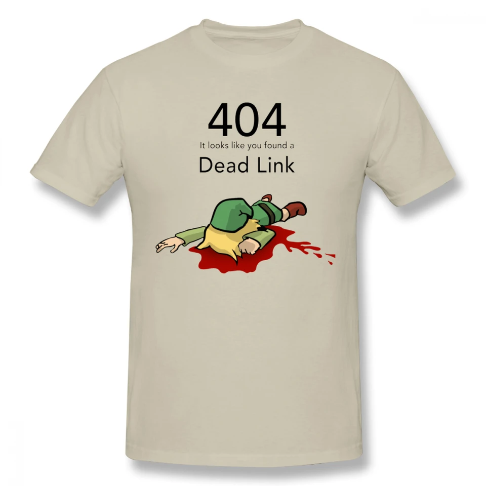 Error 404 Legend Of Zelda Dead Link T Shirt For Men Plus Size Digital Print Group Tshirt T Shirts Aliexpress Error 404 Legend Of Zelda Dead Link T Shirt For Men Plus Size Digital Print Group Tshirt T Shirts Aliexpress