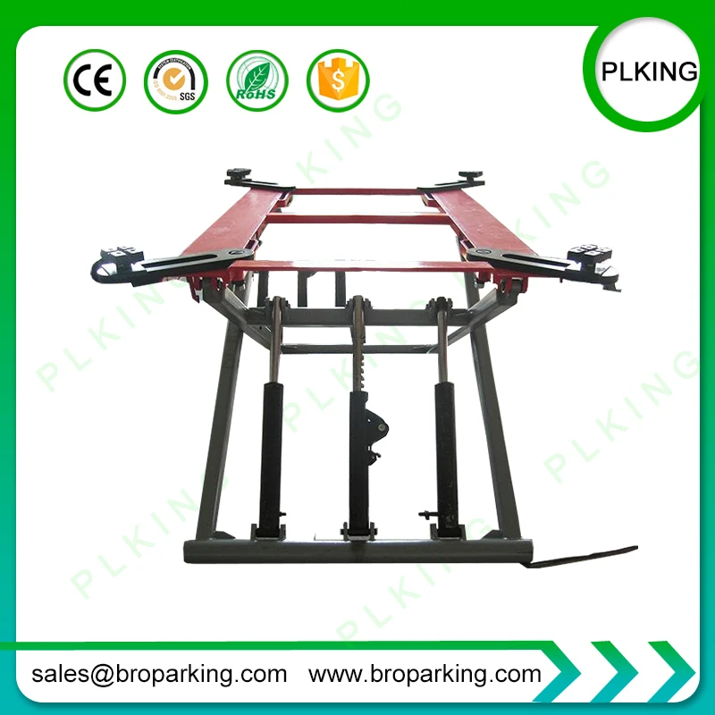 Mini Movable MID-Rise Scissor Car Lift Push Button for Small Home
