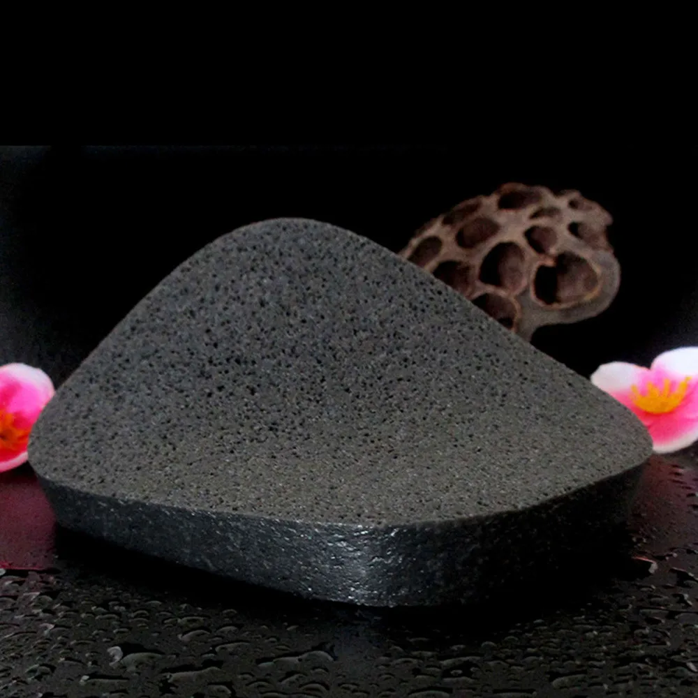 Bisturizer Мягкая натуральная черная Губка из бамбукового угля косметическая губка для мытья лица черный уголь горячая распродажа
