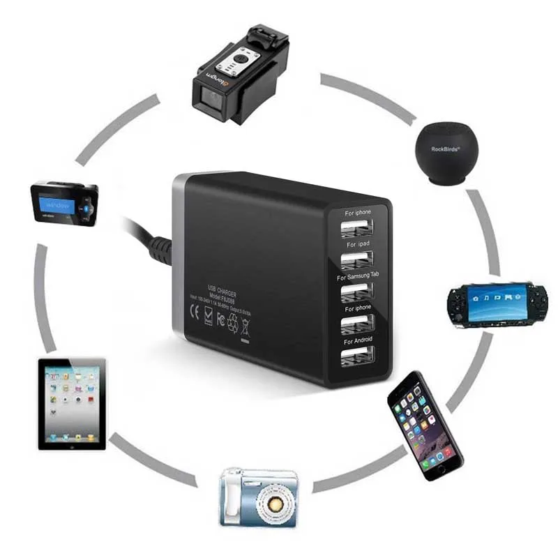 Unique Usb Charger Desktop 4 Port Pu 882 - Daftar Harga 