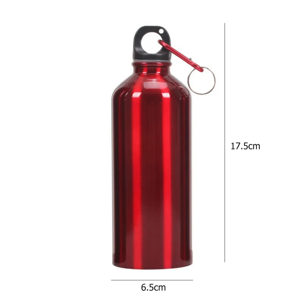 Water Bottles 400ml 500ml 600ml Aluminum Sports Water Bottle for Outdoor Exercise Bike