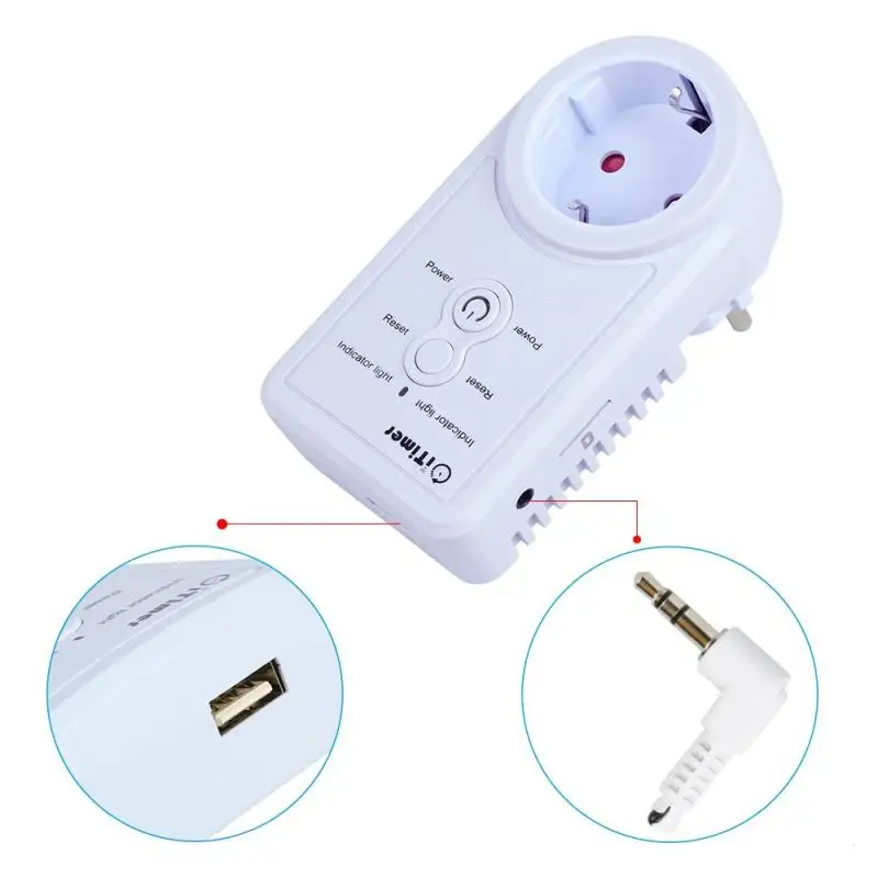 ЕС Plug GSM умная розетка SMS команды Управление sim карты включить/Off электроники