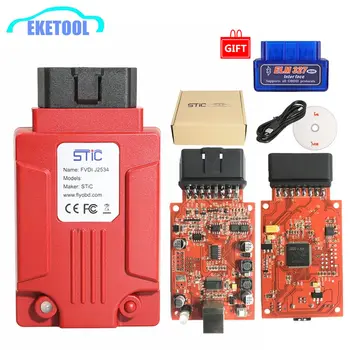 

SVCI New FVDI J2534 Support Online Module Programming Multi-Language Original J2534 FVDI Works ELM327 J2534