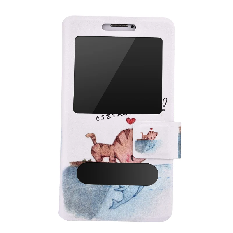 Мода PU Мультфильм Luxury Магнитная застежка Стенд Чехол Флип Кожаный Для Wiko Джерри |