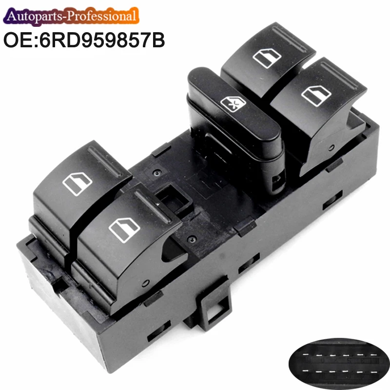 

Free shipping!New Power Window Control Switch For Volkswagen POLO 2011-2013 Power Window Control Switch 6RD959857B