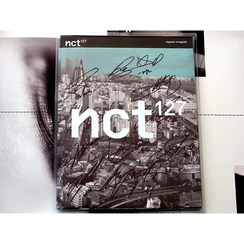 Подписанный NCT 127 NCT127 autographed1st альбом обычный-неправильный CD+ Фотокнига K-POP 102018