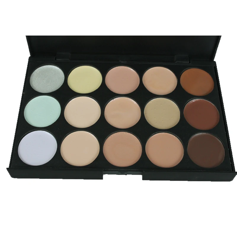 

15 colors Professional concealer palettes makeup Cream Base Foundation Palettes Matte Face Contouring cosmetic Concealer palette