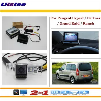 

Liislee For Peugeot Expert / Partner / Grand Raid / Ranch Car Rear Camera + 4.3" LCD Monitor = 2 in 1 Back Up Parking System