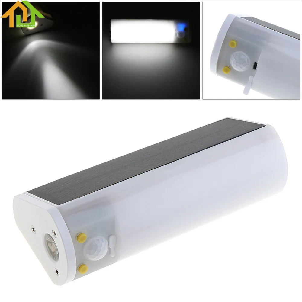 

Outdoor Waterproof 30 LEDS Support Flashlight Mode Solar Energy Light with PIR Motion Sensor And Two-Color Light