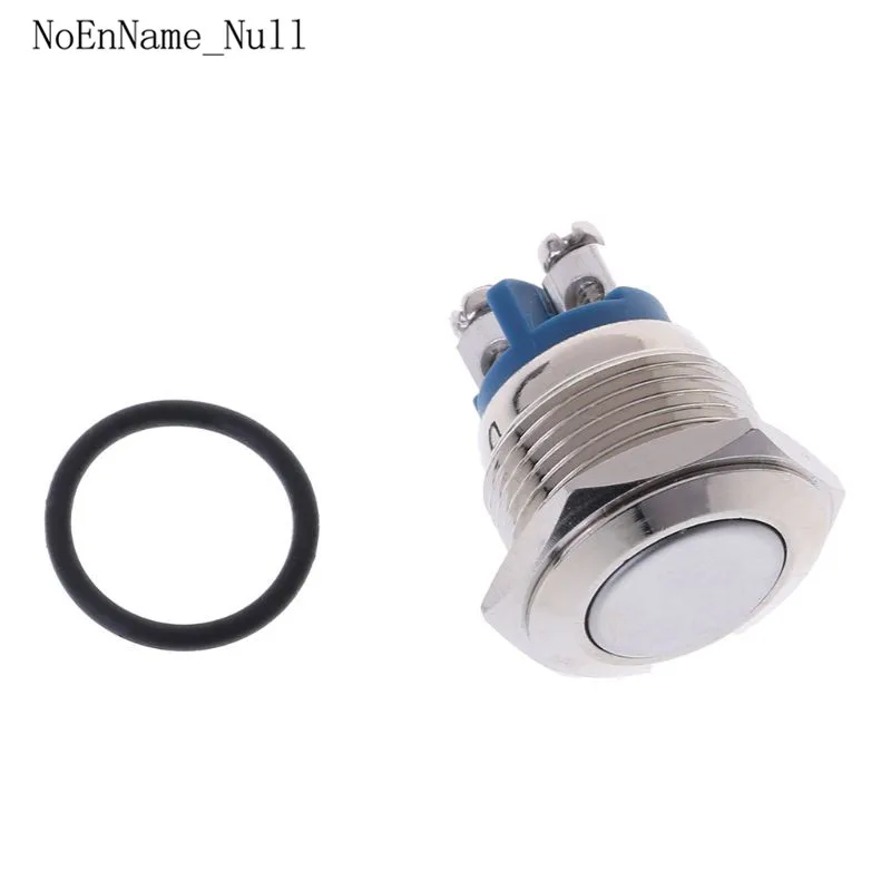 

Universal 16mm Anti-Vandal Momentary Steel Metal Push Button Switch Flat Top Auto Car Motorcycles Car-styling 250V