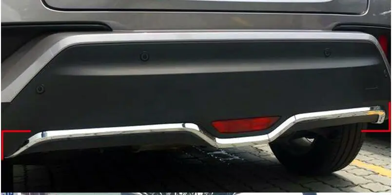 

For Toyota C-HR C HR 2016 2017 2018 ABS Chrome Paraurti Posteriore Lip Copertura Trim 1 PZ