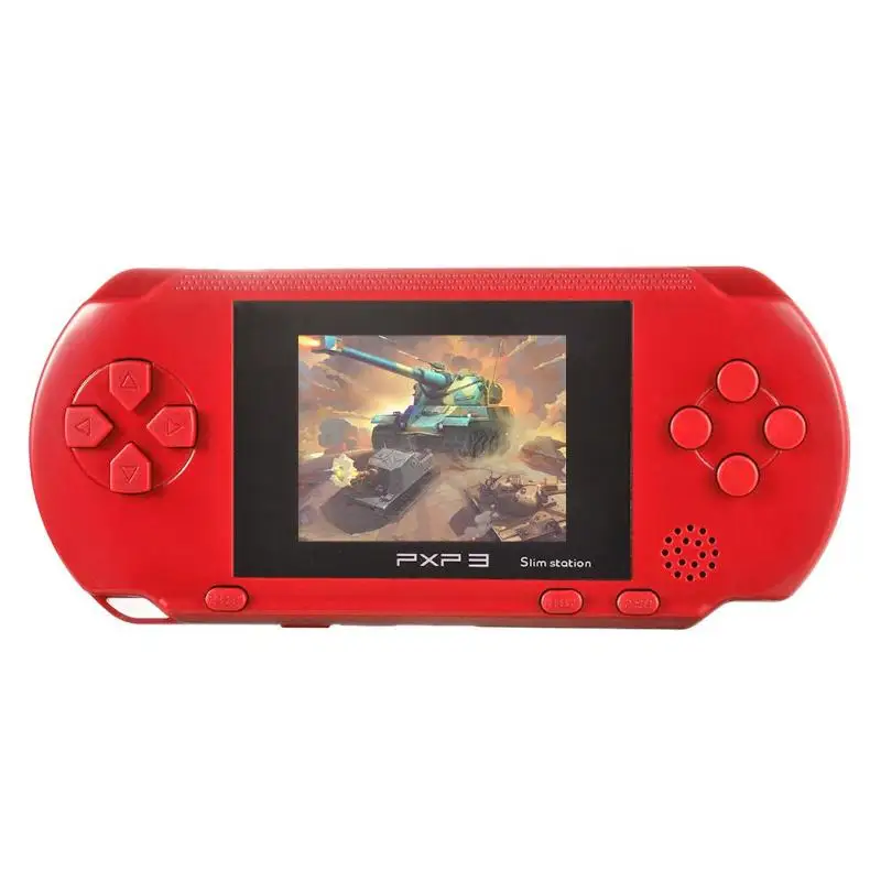PXP3 портативная игровая консоль 16 бит ретро детская MD2700 видео игра Palyer встроенные 150 игры 2,6 дюймов HD дисплей - Цвет: Red