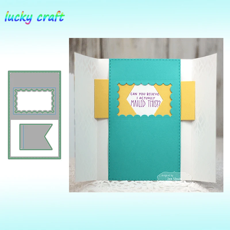 

Folding display card Metal Cutting Dies for DIY Scrapbooking Embossing Paper Card Album Decoration Crafts Dies Cut 2019