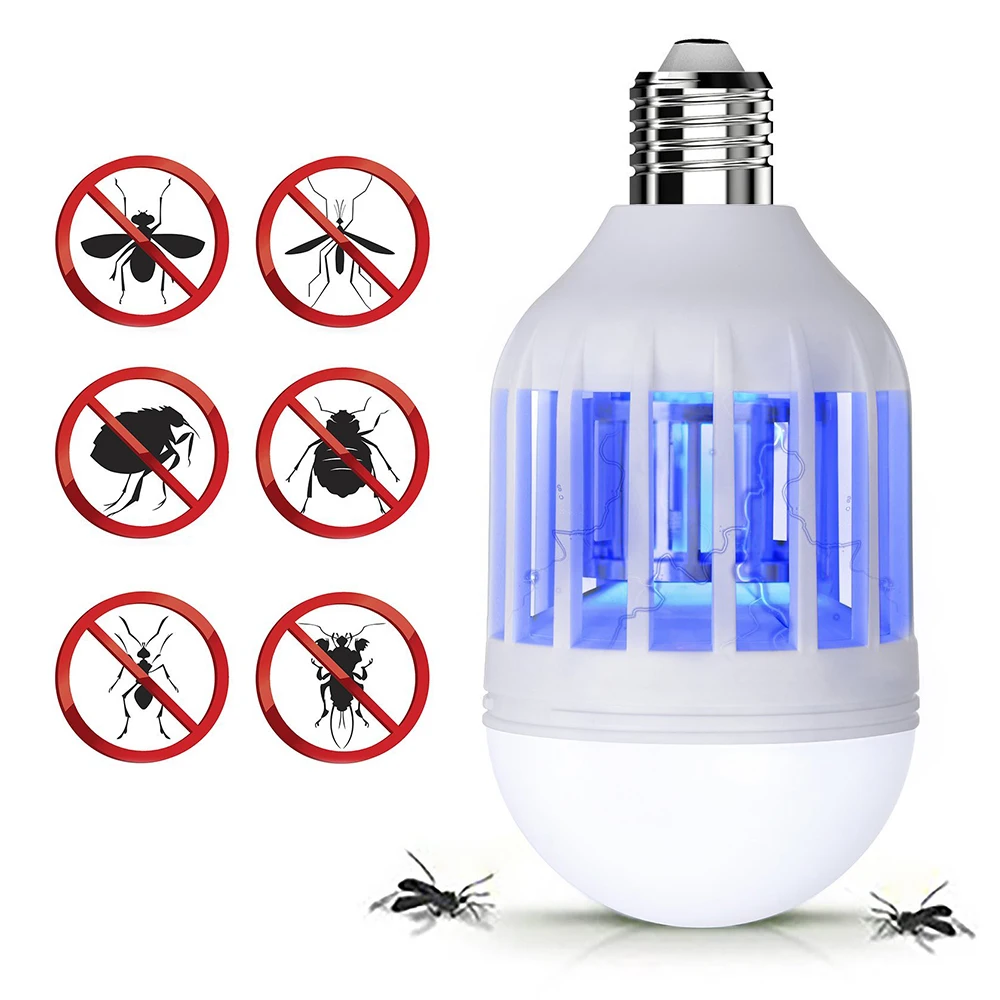 DONWEI 15 Вт E27 многоцелевой светодио дный лампы бытовые Silent летучими Anti Mosquito светильники для Гостиная детская Спальня