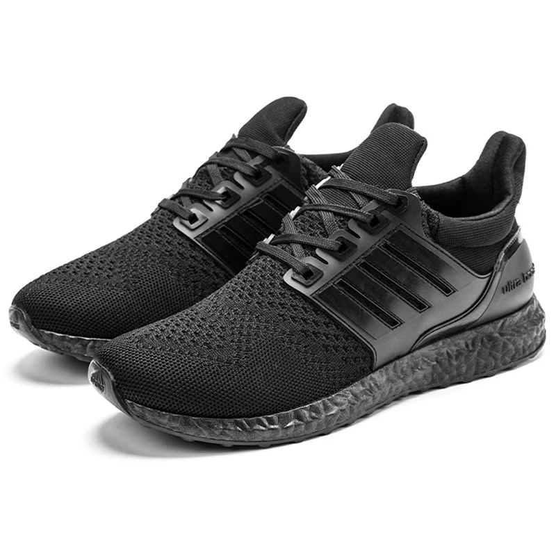 Black running shoes with black soles Clearance
