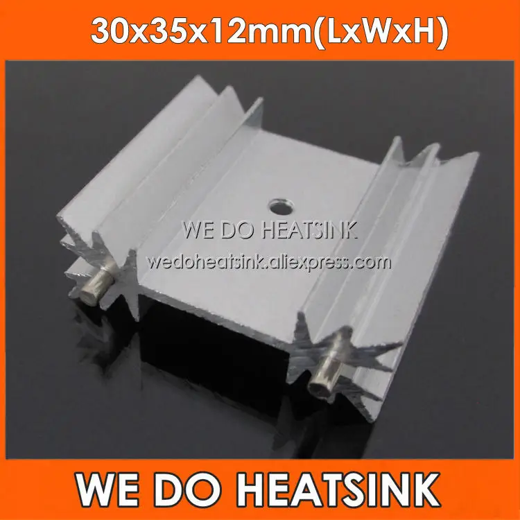 

WE DO HEATSINK 5Pcs 30*35*12mm Extruded Heatsink For MOSFET TO-220/TO220