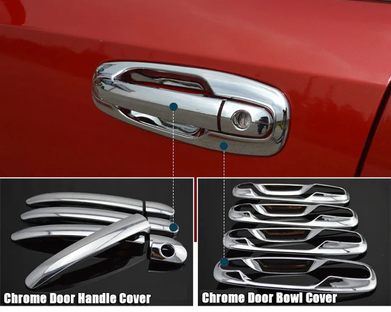 Door Handles Covers For Chevrolet Lacetti Optra Daewoo Nubira Suzuki Forenza Holden Viva (6)