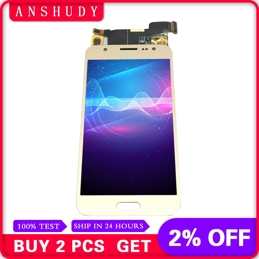 

3 Colors LCD Display Panel Module + Touch Screen Digitizer Sensor Assembly For Samsung Galaxy J500 SM-J500F J500FN J500M J500H