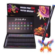 Акварельные маркеры Кисть ручка в искусстве маркеры для художественной цветной краски маркеры для рисования краска ing манга каллиграфия ручка