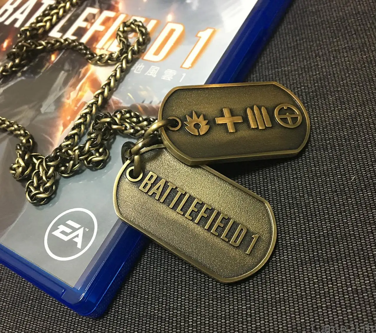 Battlefield 1 Game Limited Edition Metal Dog Tag Necklace Pendant  For Men 2