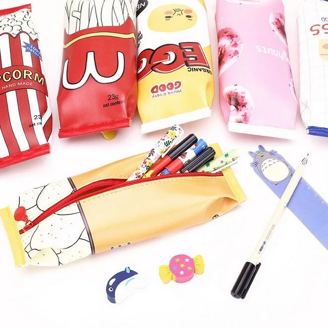

1pcs/lot Snack Pen Bag Six Selection For Beautiful Gifts And Students School Suppiles