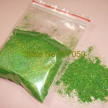 50 г-(0,2 мм) 008 дюймов голографическая лазерная указка зеленая цветная блестящая тонкая блестящая Пыль для ногтей порошок для ногтей искусство DIY Блестки для рукоделия
